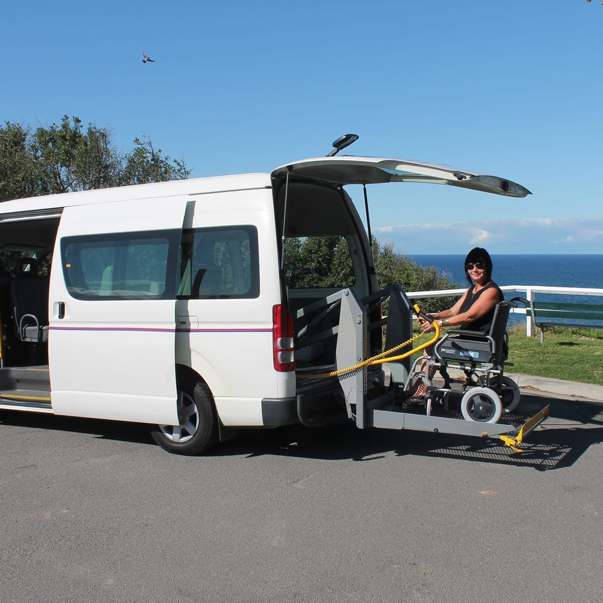 Need accessible vehicle hire and services, maybe to attend a major eve ...