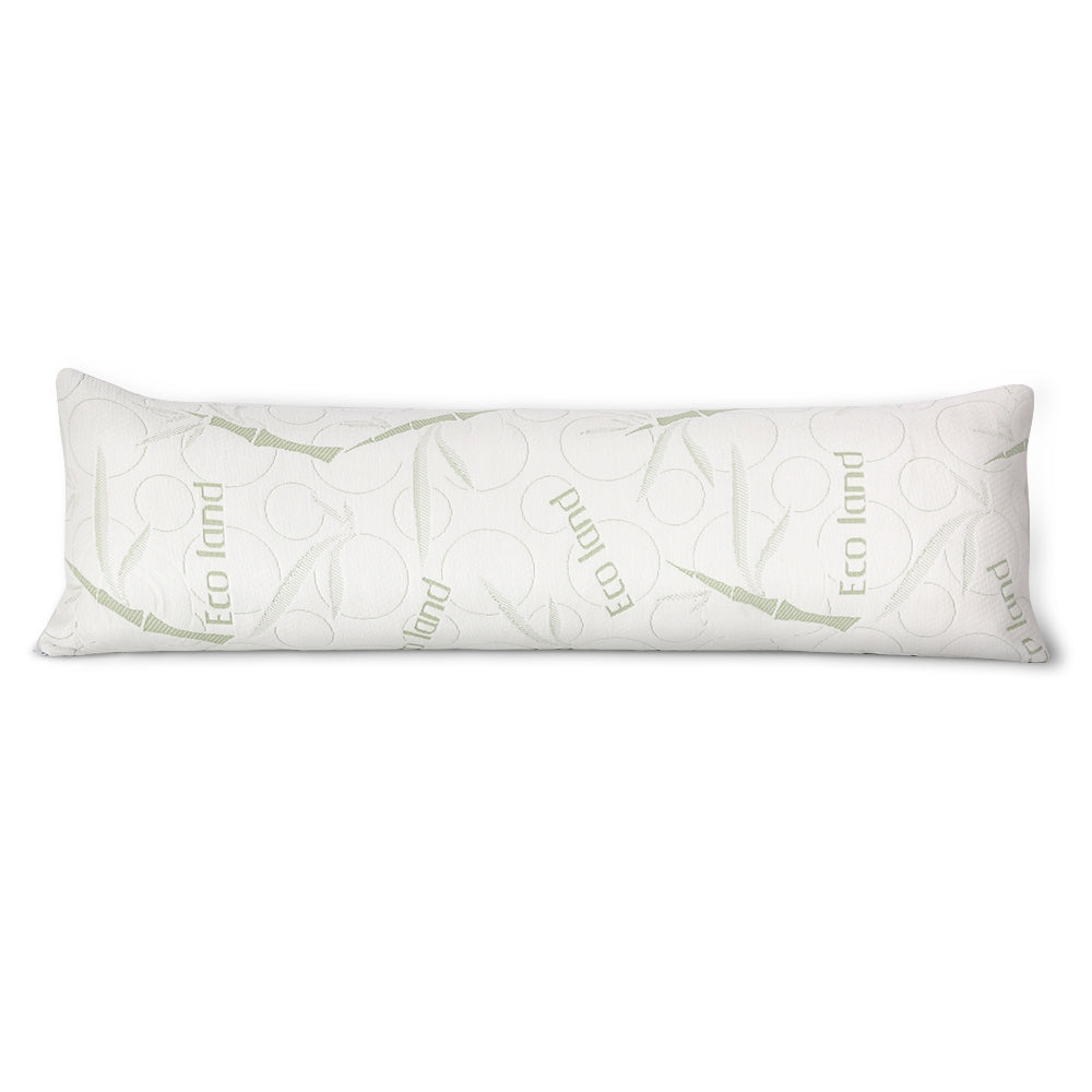 White bamboo body pillow 