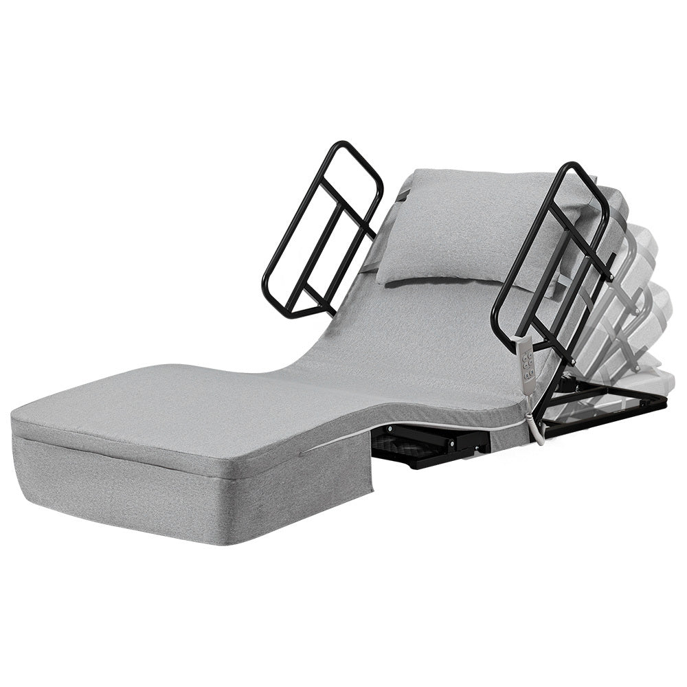 Electric Adjustable Bed, Backrest and Leg Adjustment German-Engineered 