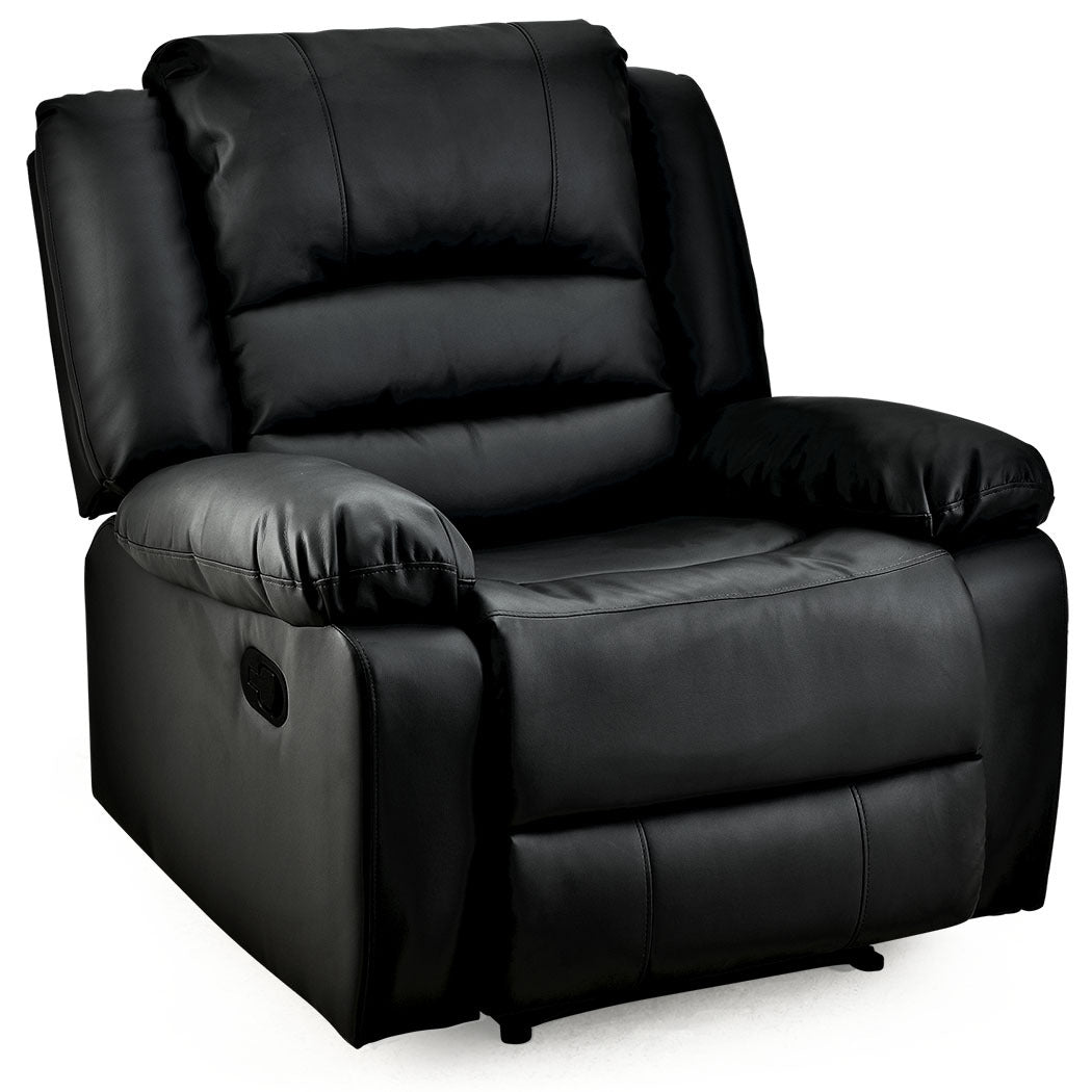 Black recliner