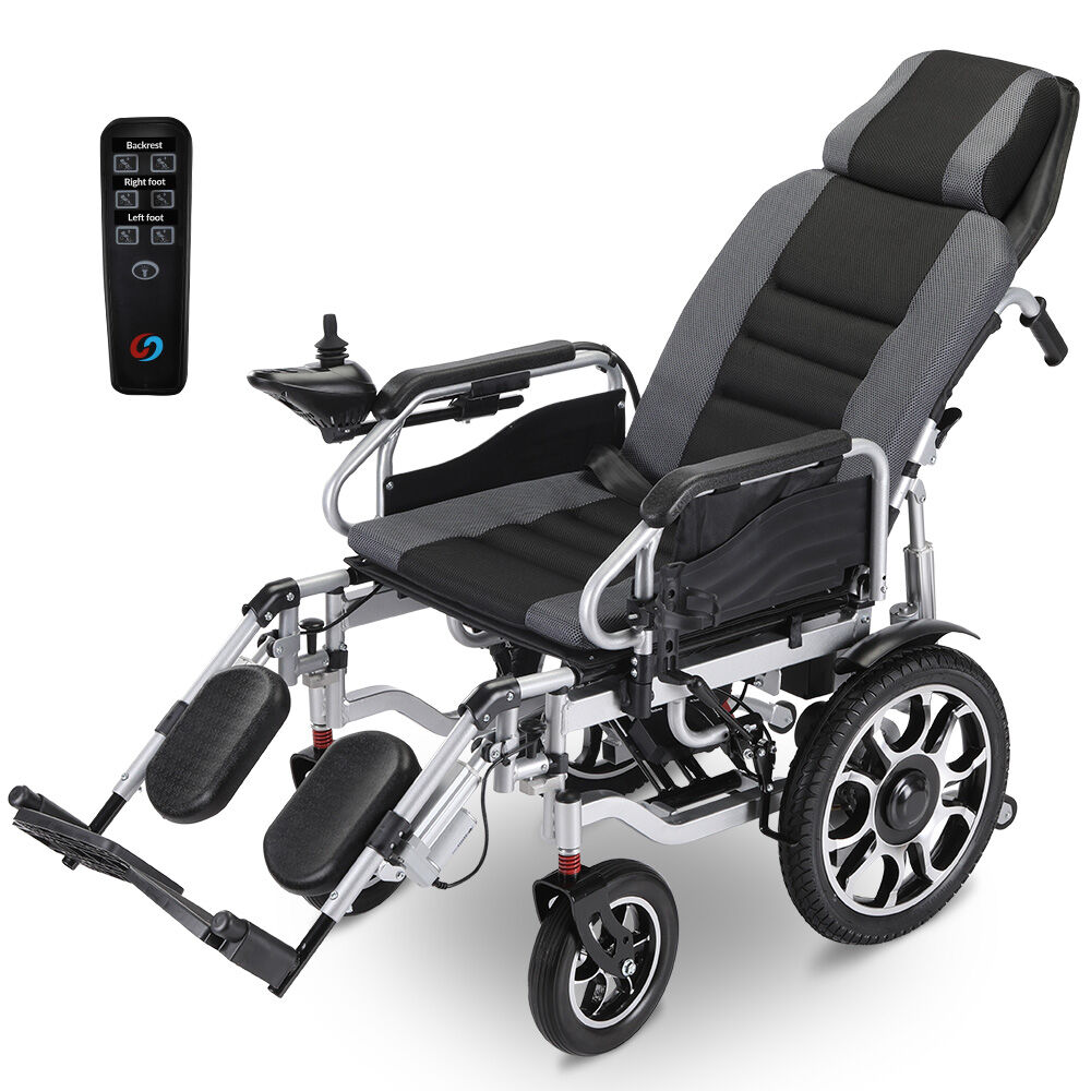 Electric Wheelchair large 16 inch wheels, full recline