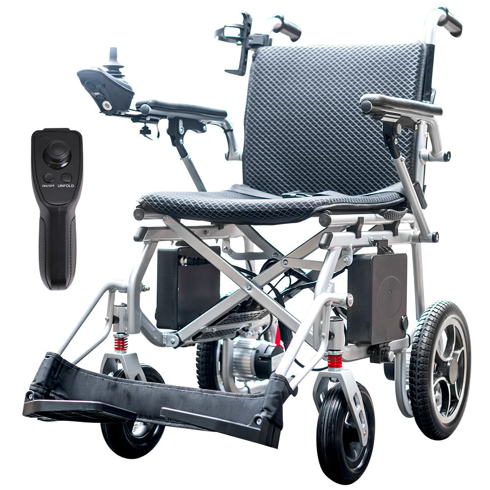Electric wheelchair with remote, weighs 20kg