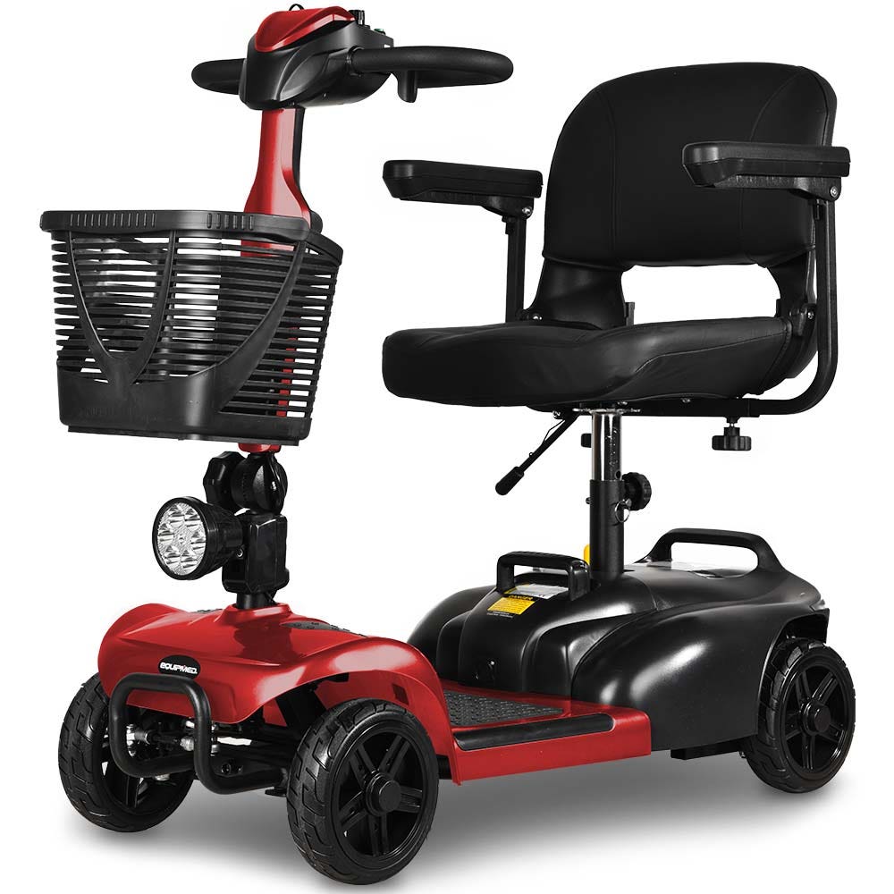 Mobility Tree Red Electric Mobility Scooter Foldable - Mobility Tree