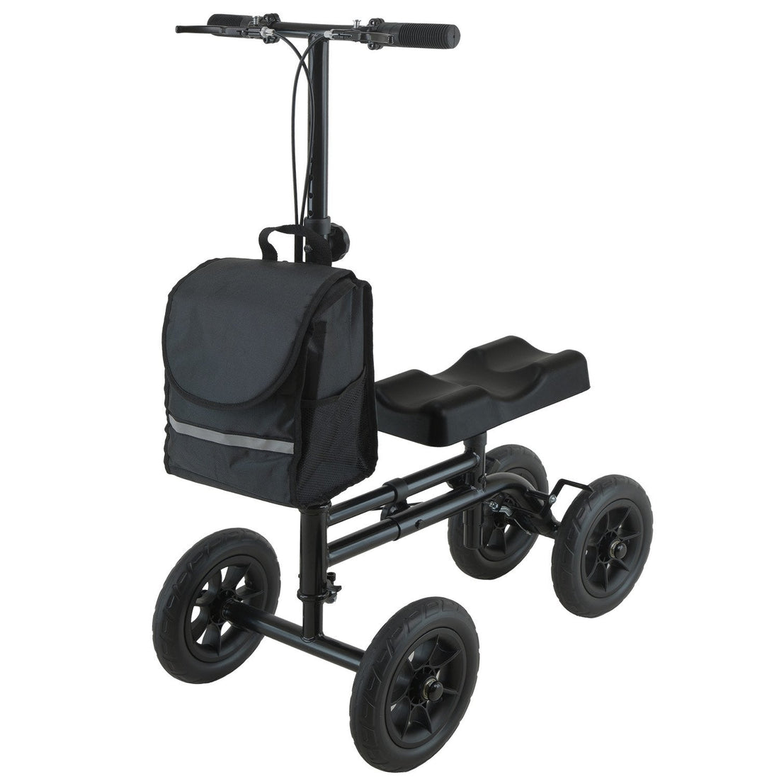 4 wheeled walker for knee with carry bag