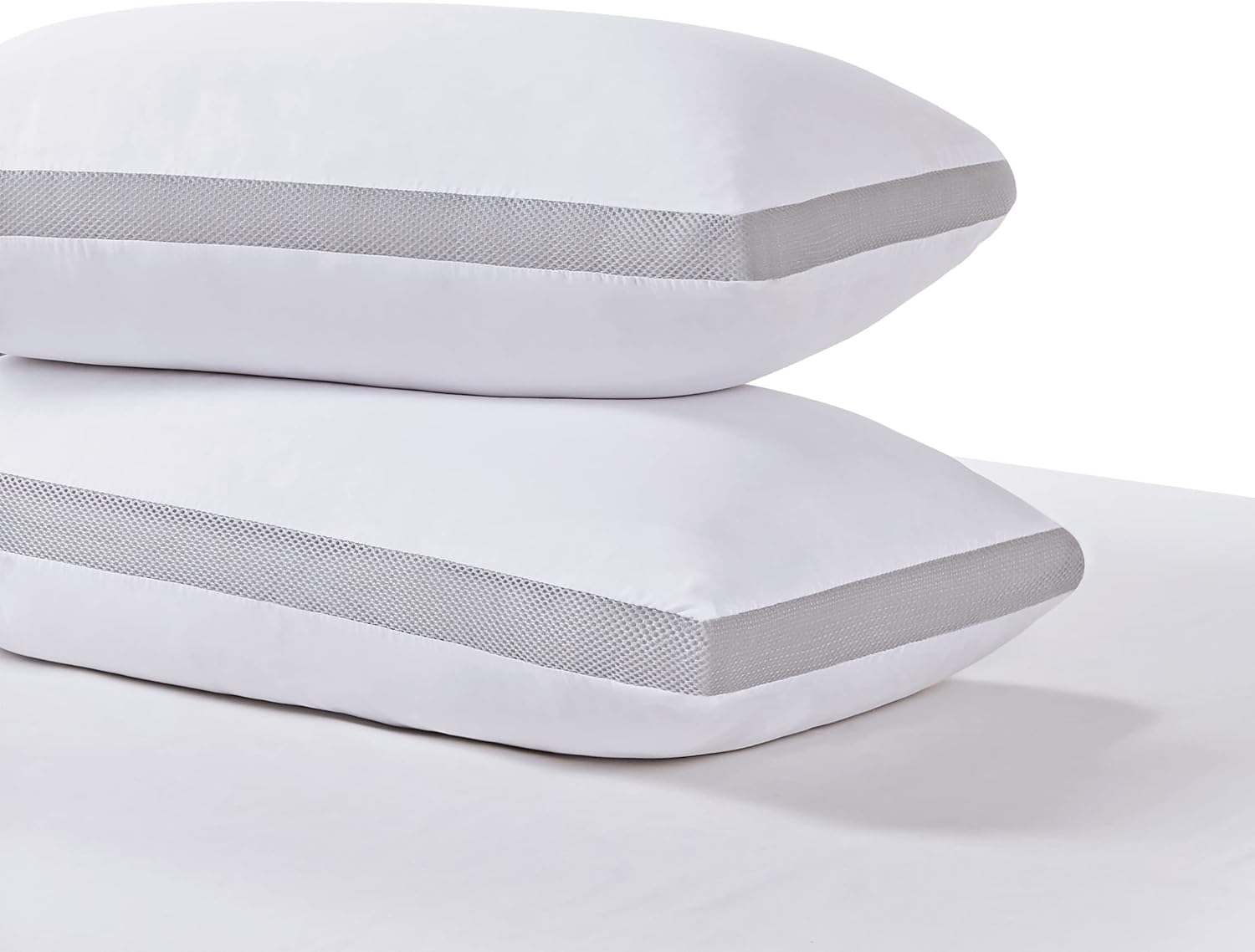 Bamboo Cooling Pillows Twin Pack - Luxury Plush Down - Ultra Soft, Comfy & Breathable