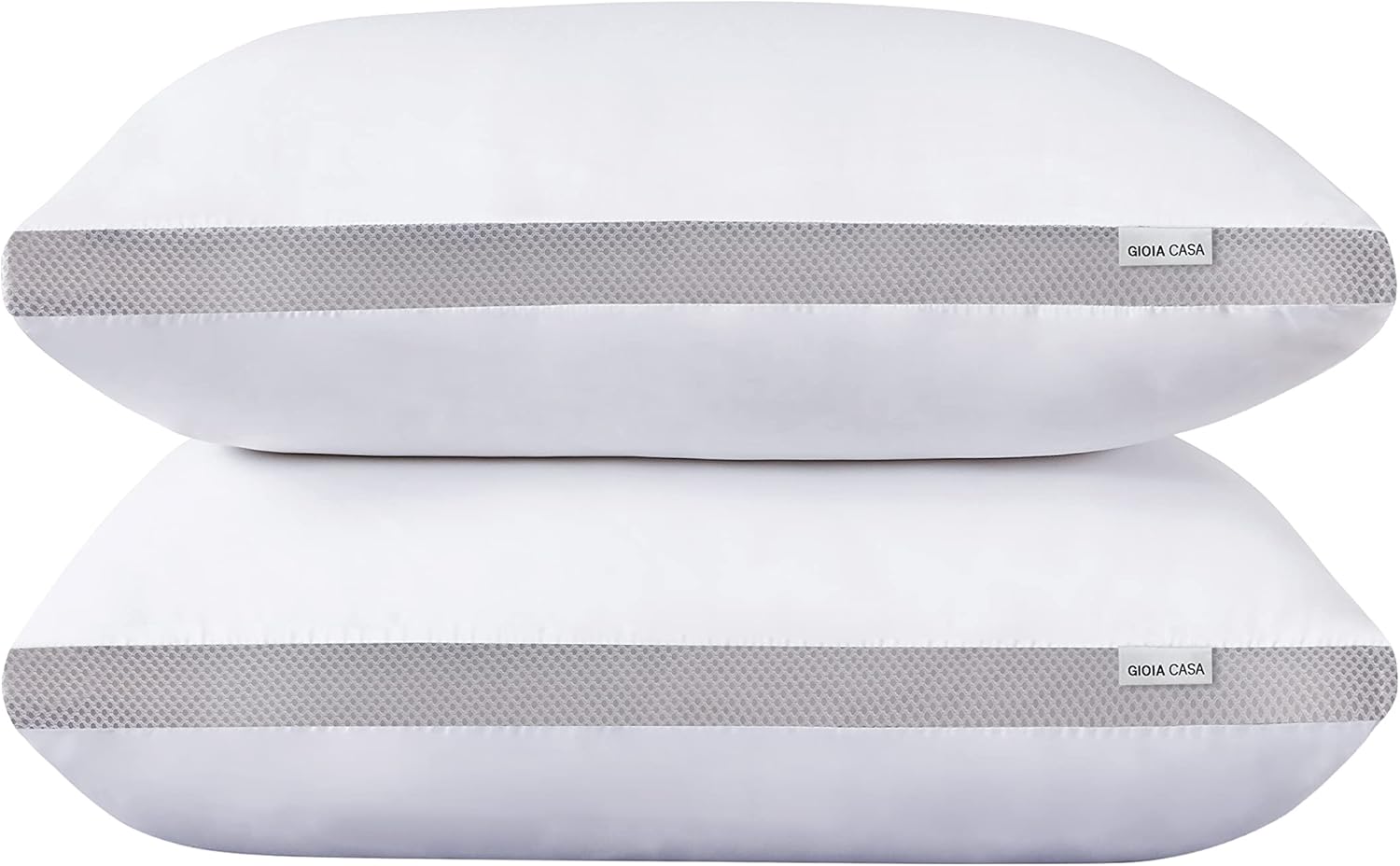 Bamboo Cooling Pillows Twin Pack - Luxury Plush Down - Ultra Soft, Comfy & Breathable