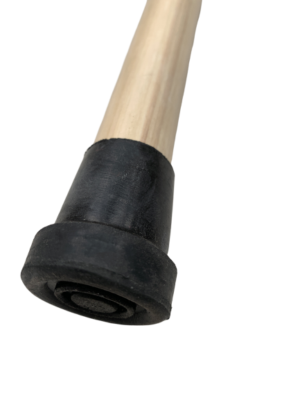 93cm WOODEN WALKING STICK Wood Cane Pole Carved Varnished Deluxe Sturdy - Beige