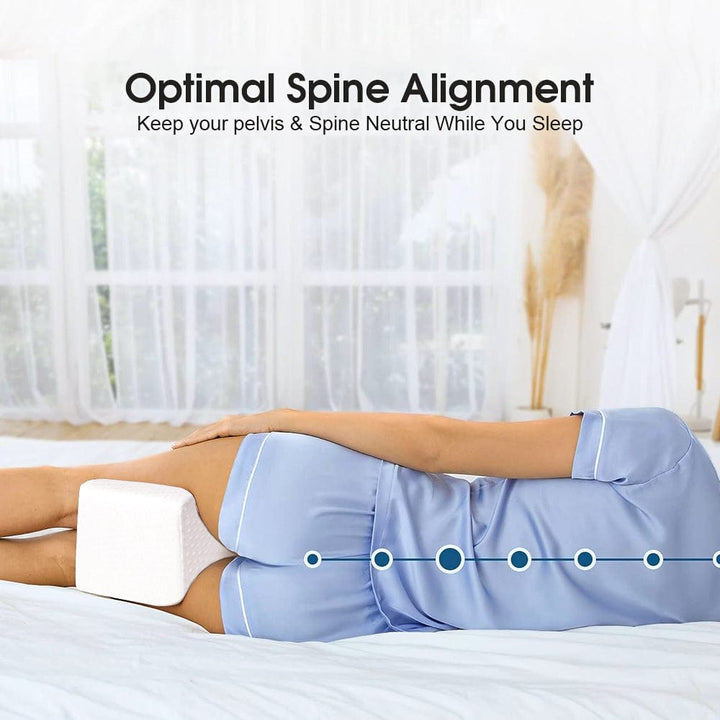 Memory Foam Sciatica Relief Leg Pillow. Bone shape